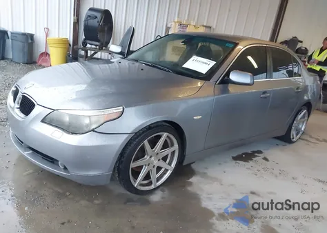 2005 BMW 530I из США, поврежденный, VIN WBANA73565B817016